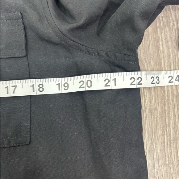 $399 Kobi Halperin Women's Black Starr Snap-Front Military Shirt Jacket Size LG - Picture 8 of 12